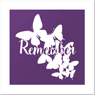 Remember Alzheimer's A Remember For Those Who Cannot Alzheimer's Awareness Dementia wareness Posters and Art